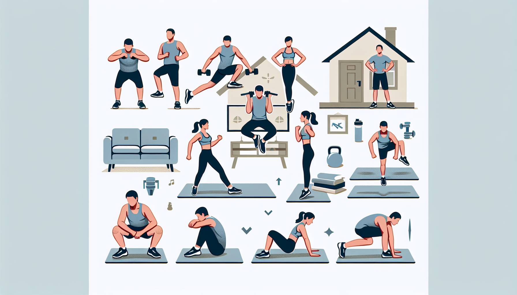 집에서 혼자 할 수 있는 다이어트 운동 루틴  -두번째