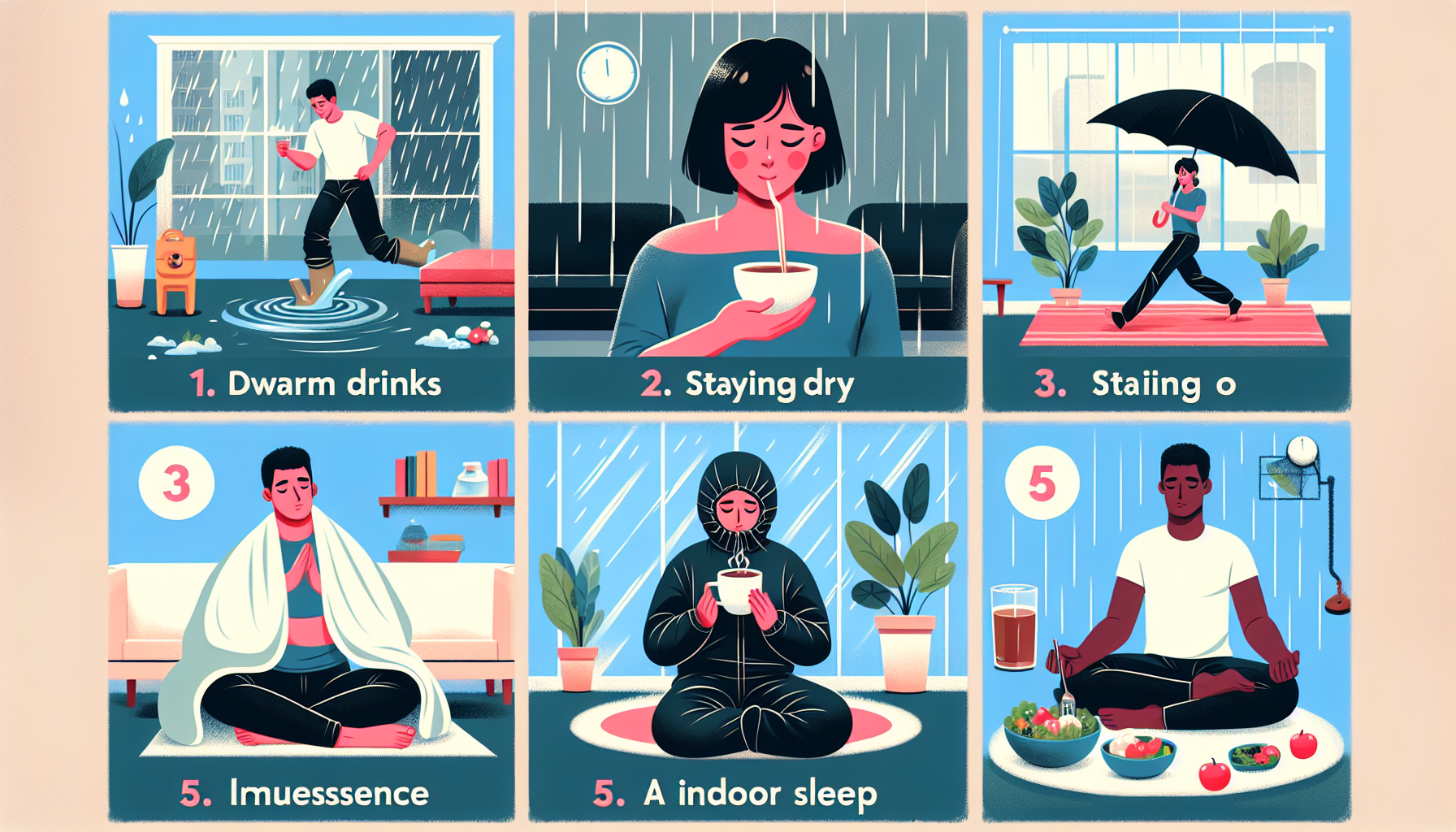 비 오는 날 꼭 알아야 할 건강 습관 5가지-두번째