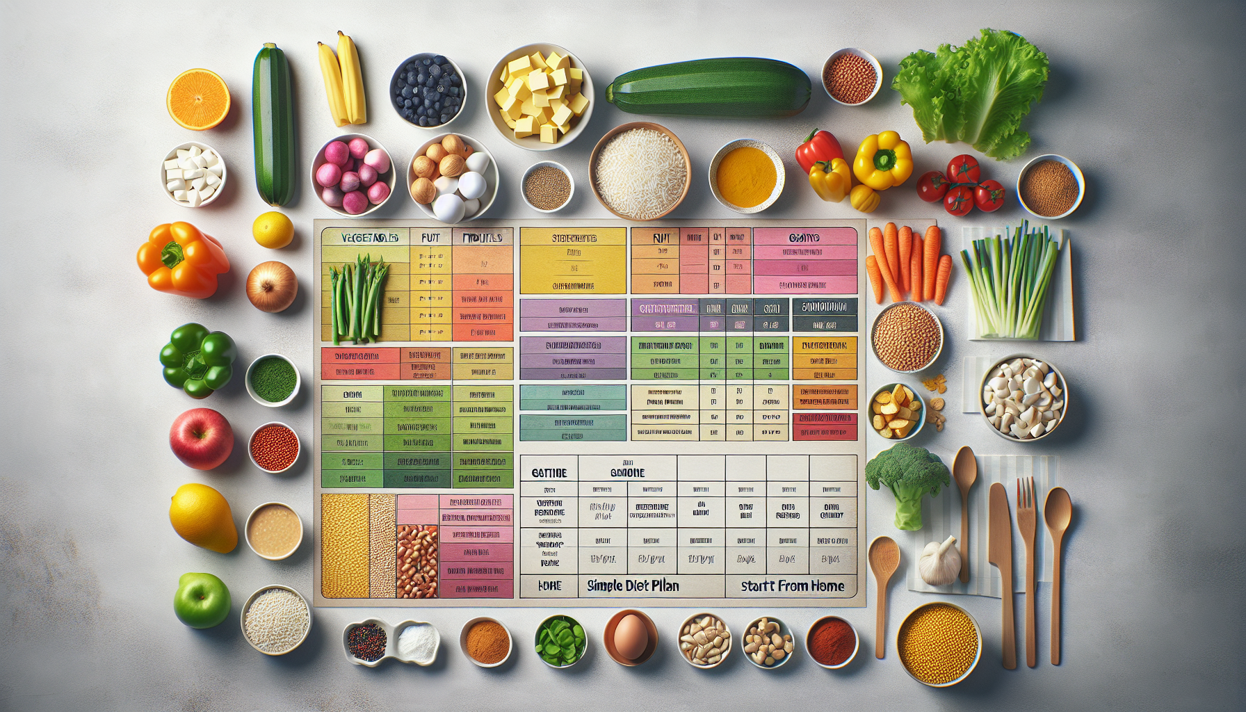 집에서 시작하는 초간단 다이어트 식단 정리-첫번째