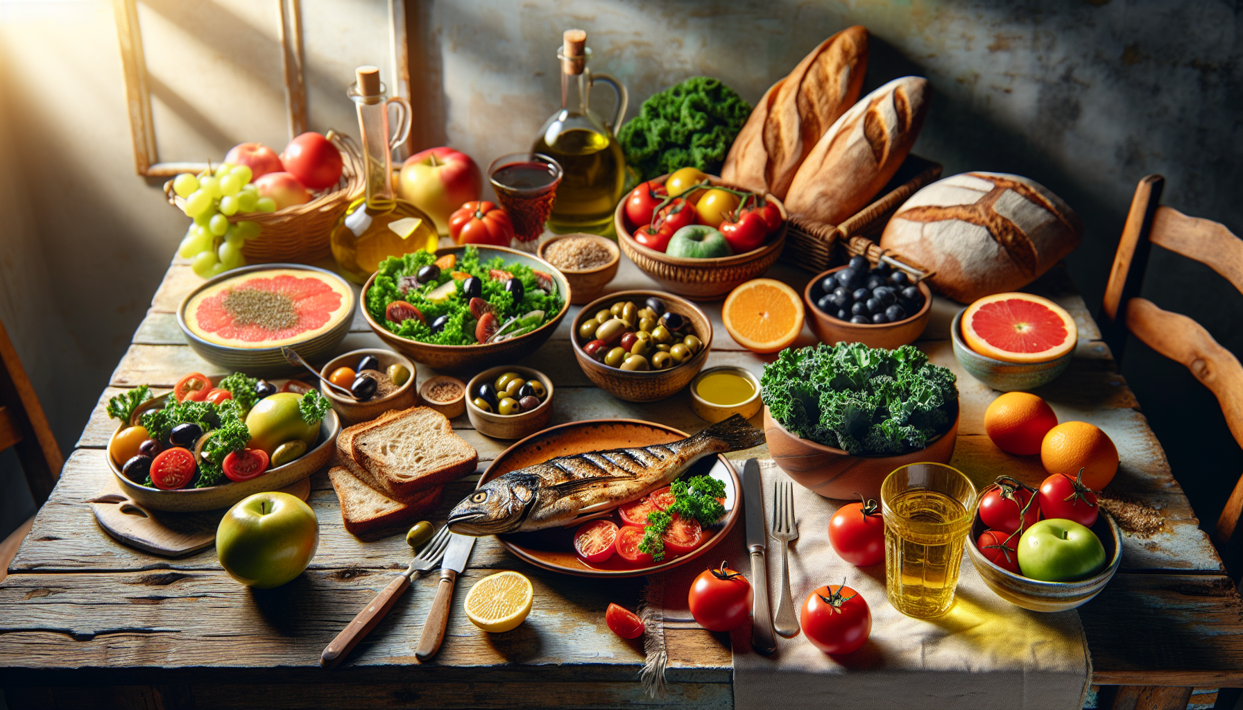 지중해 식단으로 건강한 식습관 -첫번째