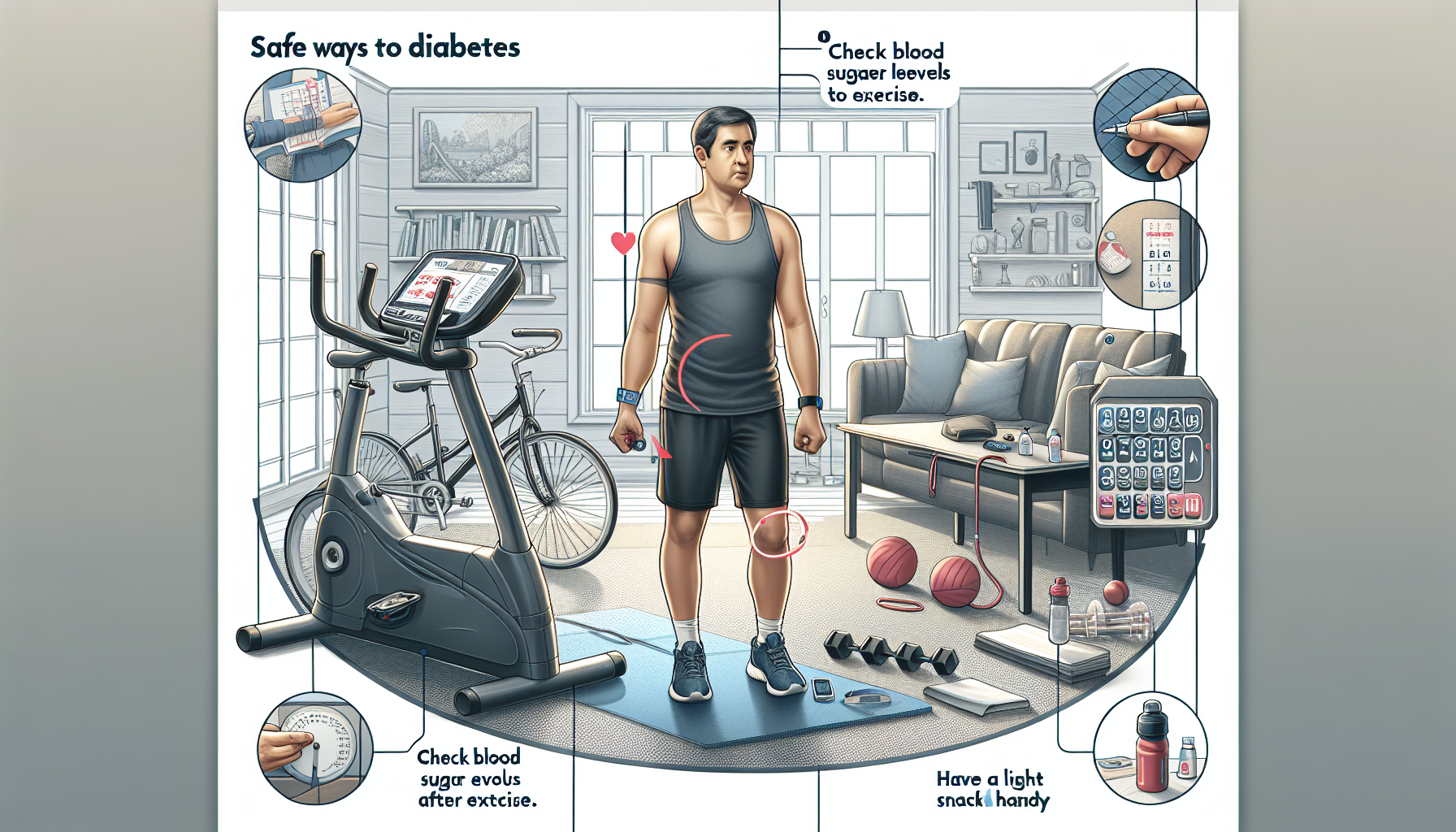 당뇨병환자가 안전하게 운동하는 방법-첫번째
