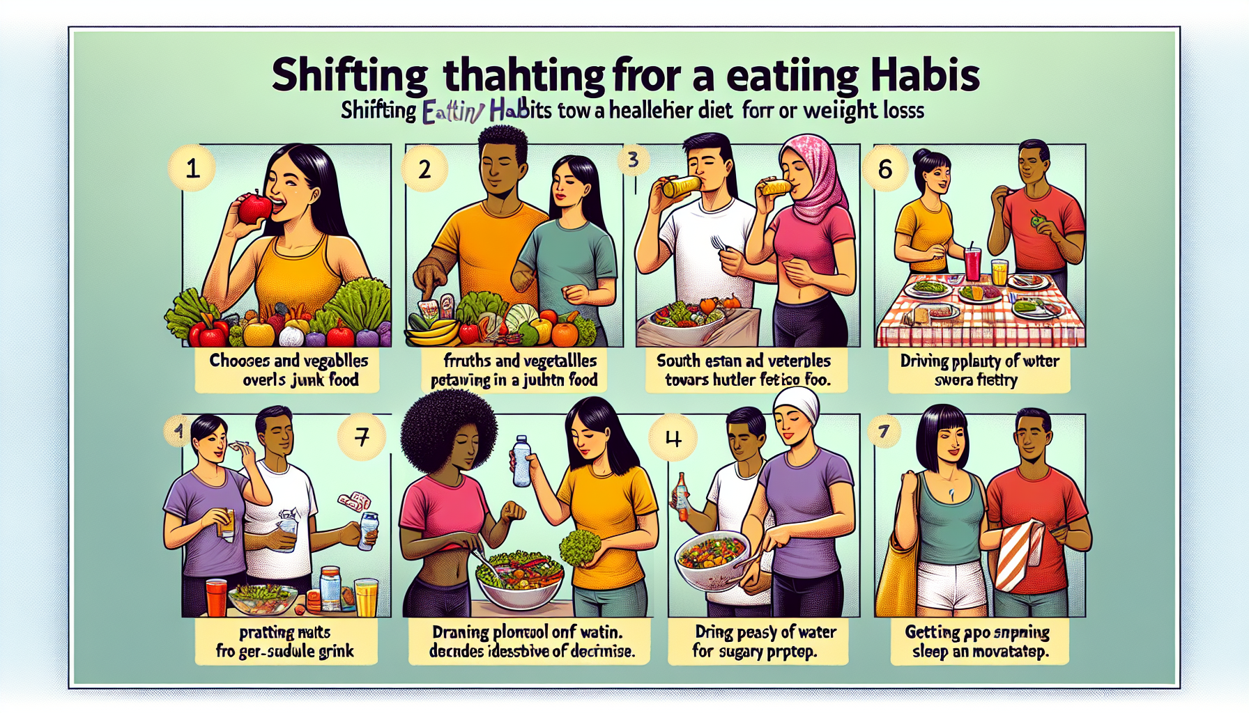 건강하게 다이어트하는 식습관 변화 팁 -첫번째