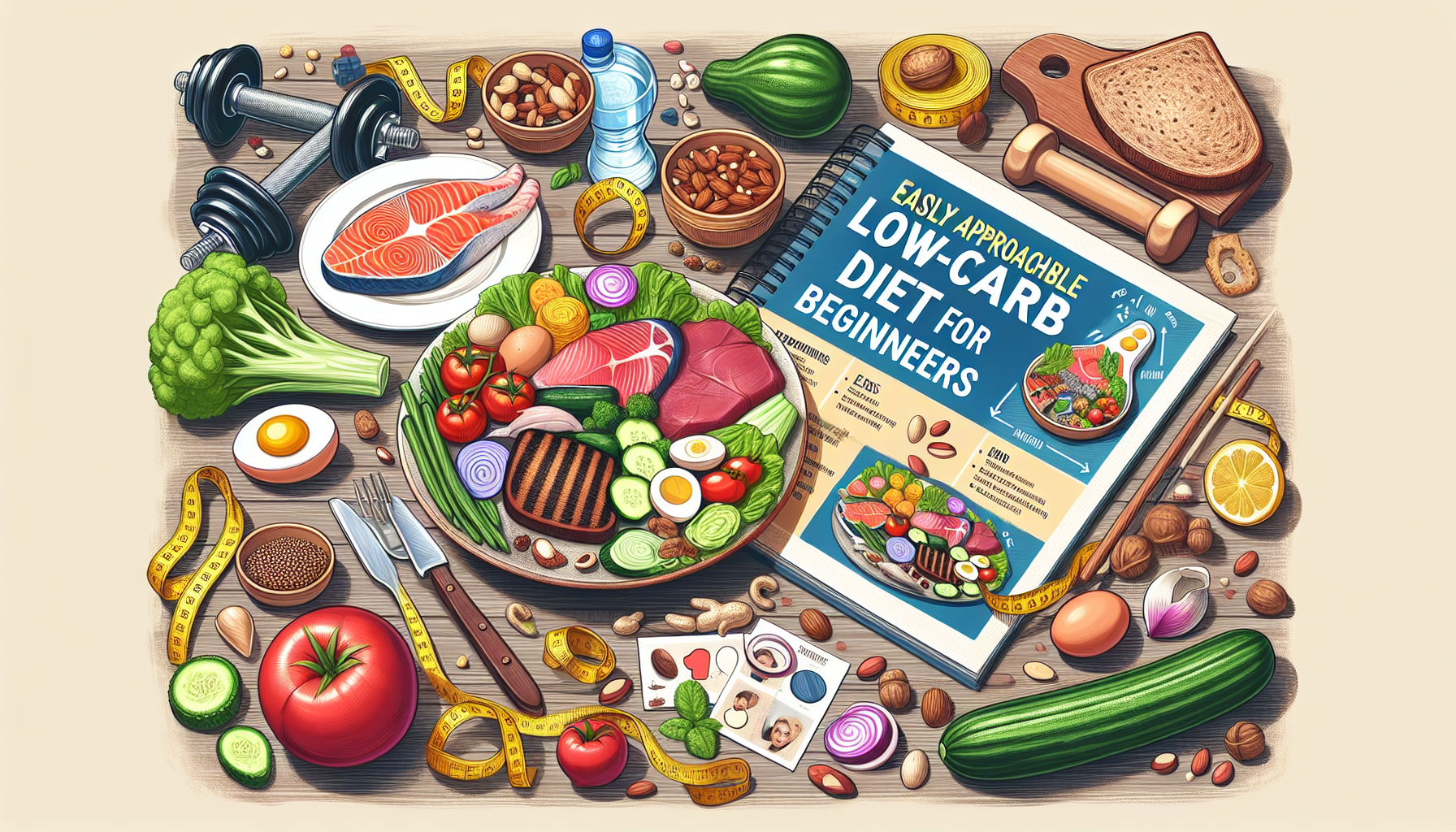 초보도 쉽게 도전하는 저탄수 다이어트 식단  -첫번째