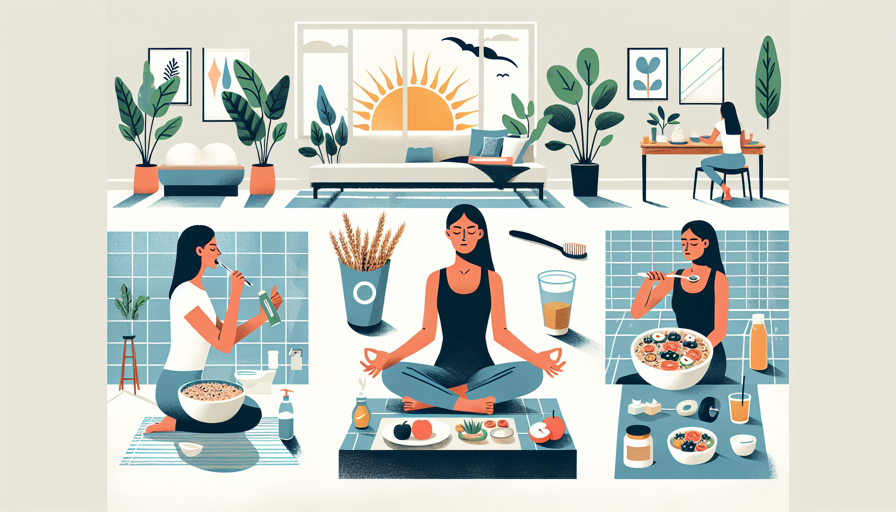 건강을 지키는 아침 루틴 따라하기-첫번째