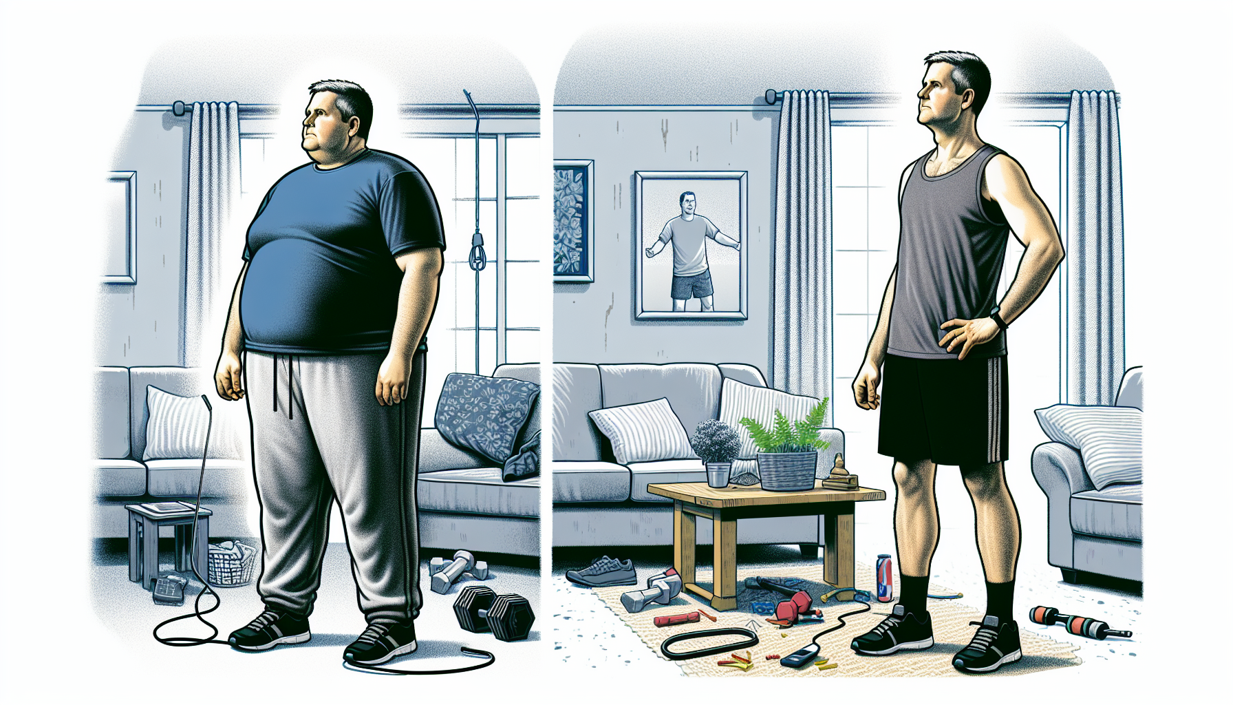 하루 10분 홈트레이닝으로 만드는 몸매 변화-첫번째